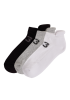 MEWE Ανδρικές Αθλητικές Κάλτσες Κοντές Set 3 τεμαχίων - 0400 Μαύρο / Γκρι / Λευκό